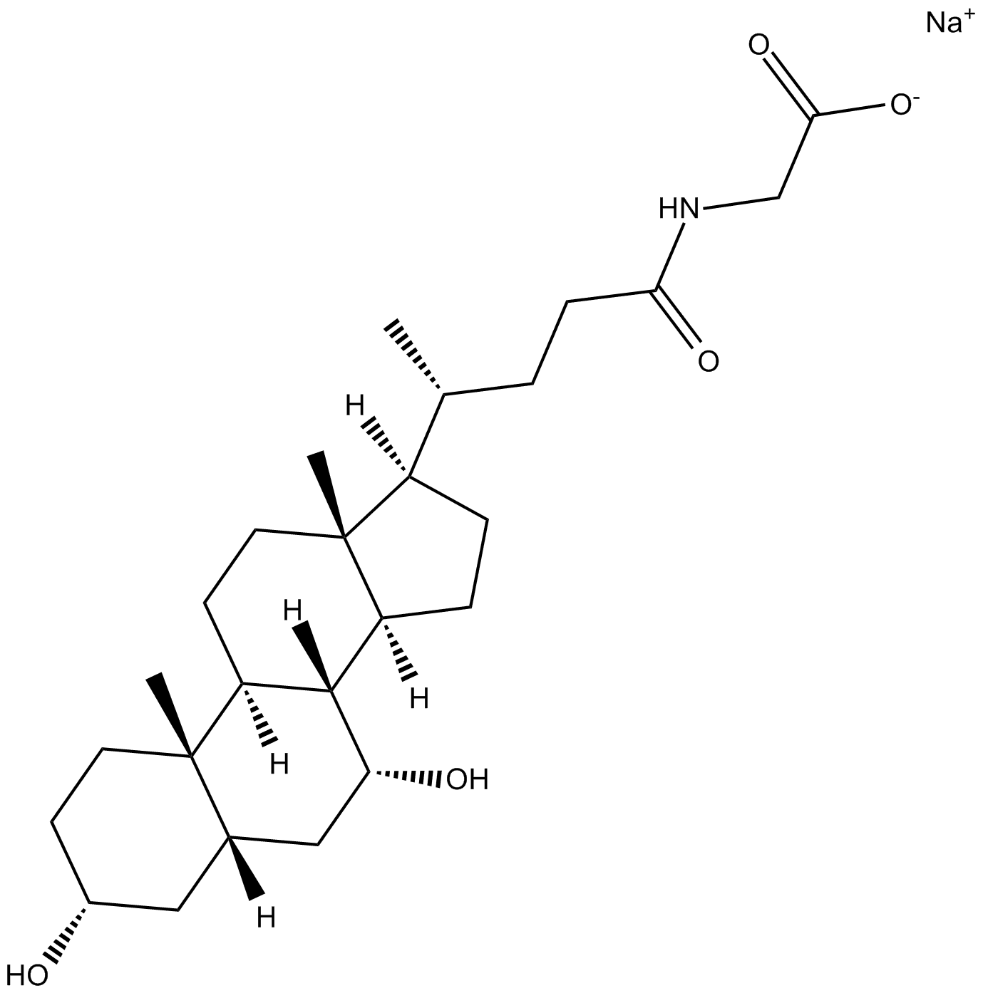 Glycochenodeoxycholic Acid (sodium salt)