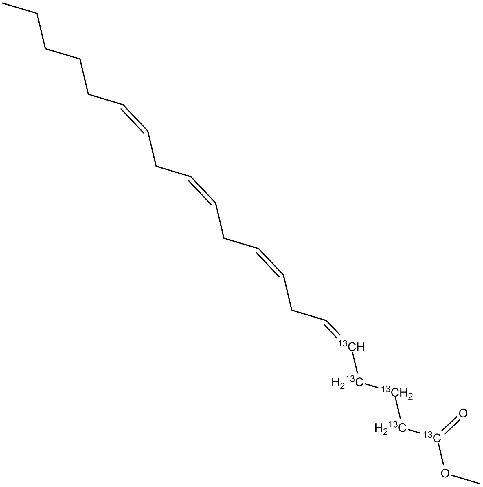 Arachidonic Acid methyl ester 1,2,3,4,5-13C