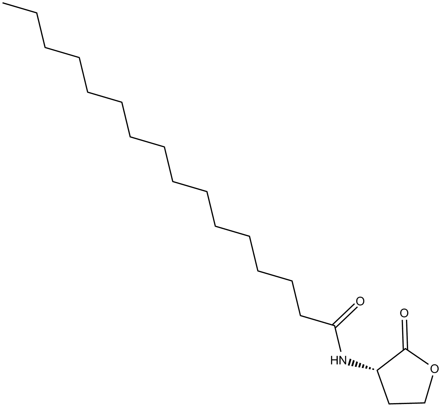 N-hexadecanoyl-L-Homoserine lactone