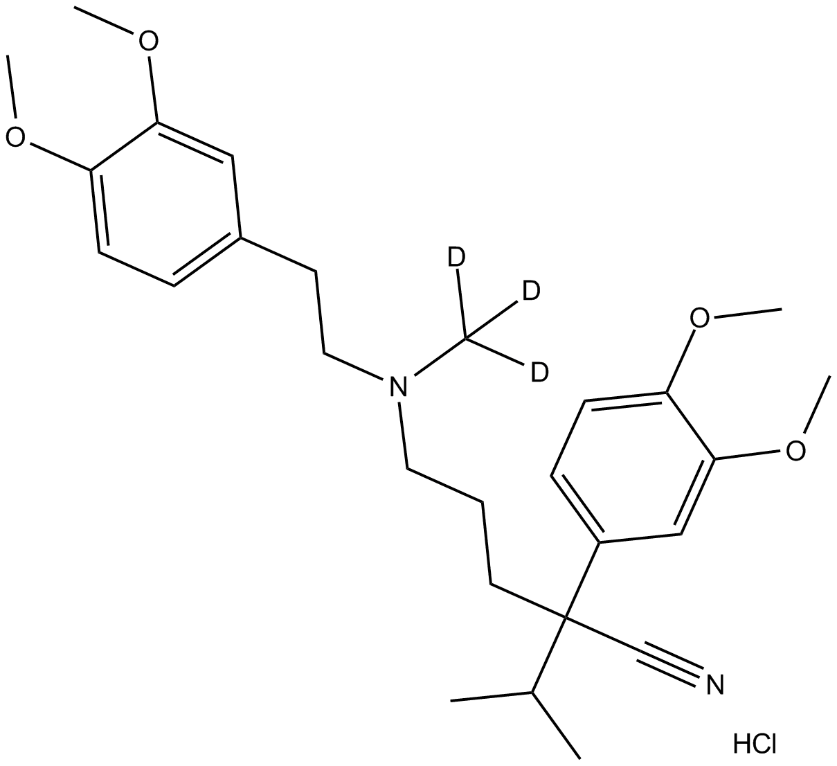 (±)-Verapamil-d3 (hydrochloride)