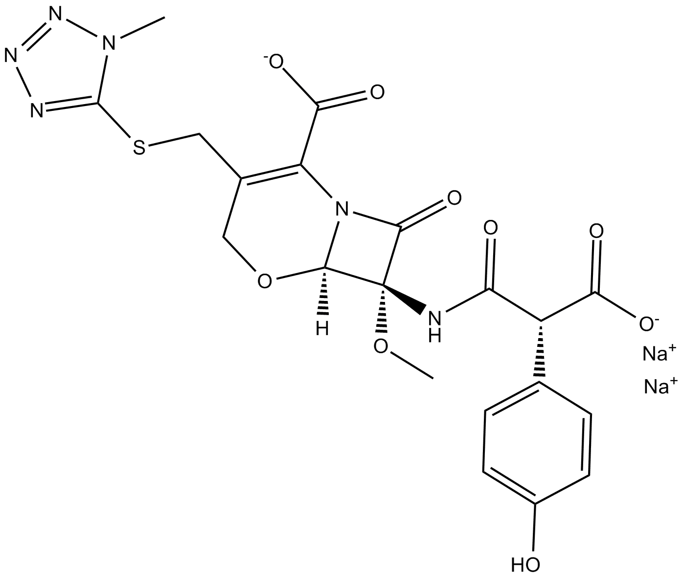 Moxalactam (sodium salt)