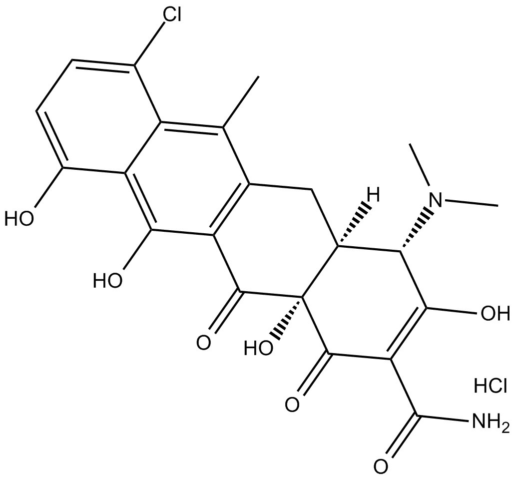 Anhydrochlortetracycline (hydrochloride)
