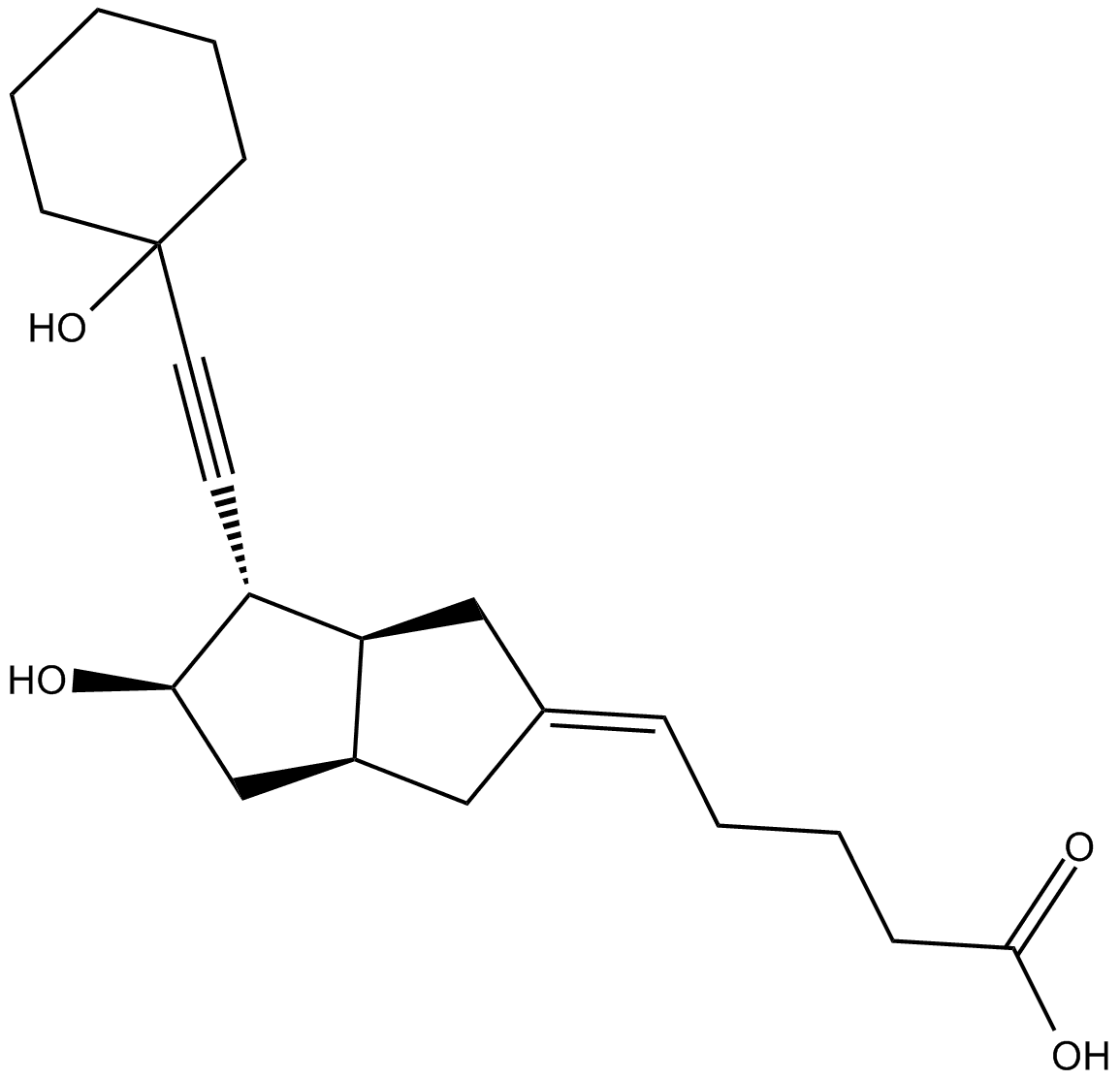 13,14-dehydro-15-cyclohexyl Carbaprostacyclin