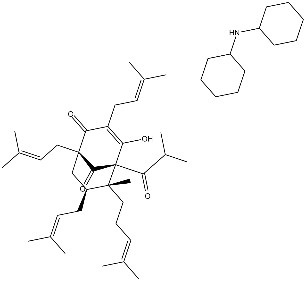 Hyperforin (dicyclohexylammonium salt)