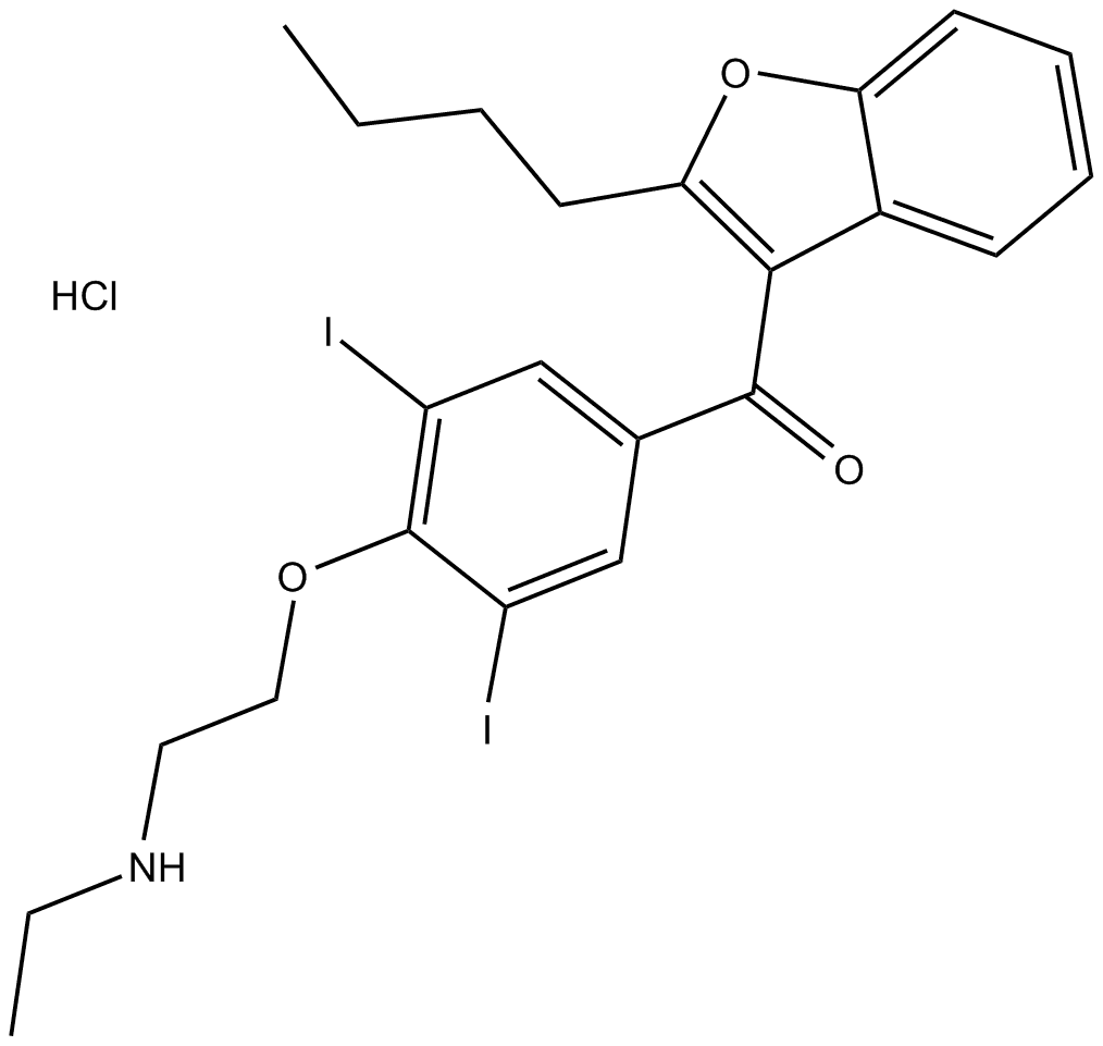 N-Desethylamiodarone (hydrochloride)