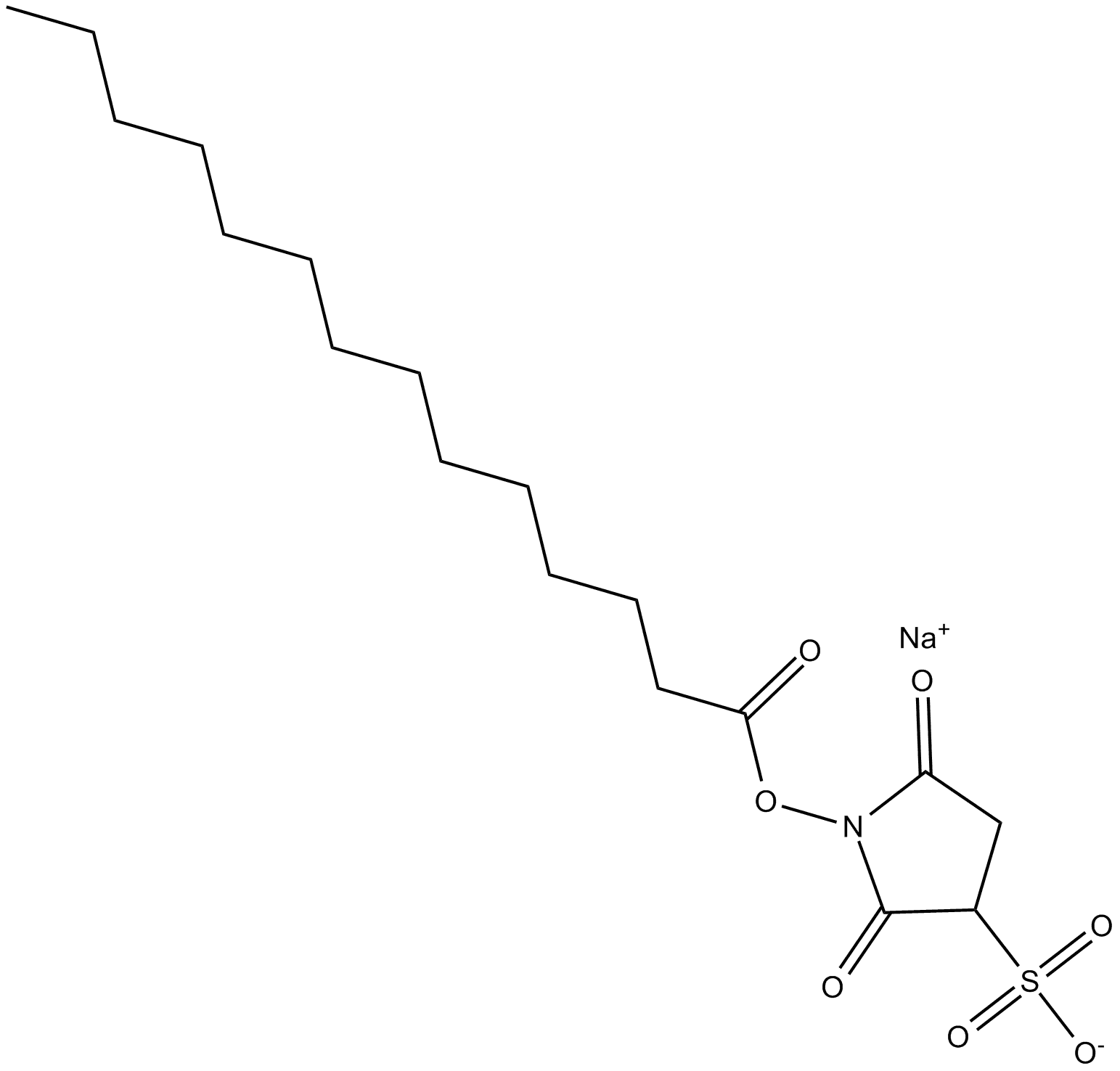 Sulfosuccinimidyl Myristate (sodium salt)