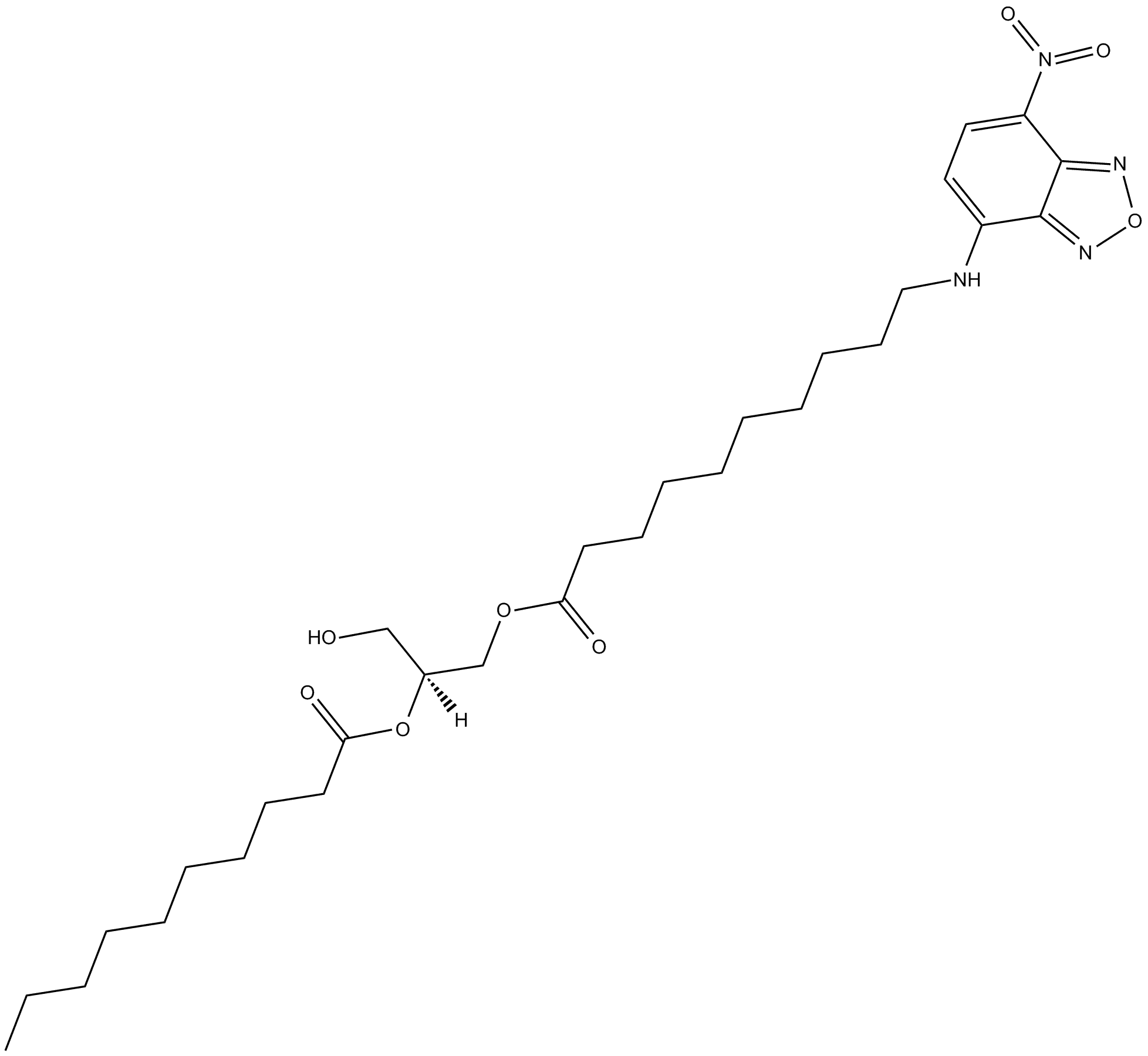 1-NBD-decanoyl-2-decanoyl-sn-Glycerol