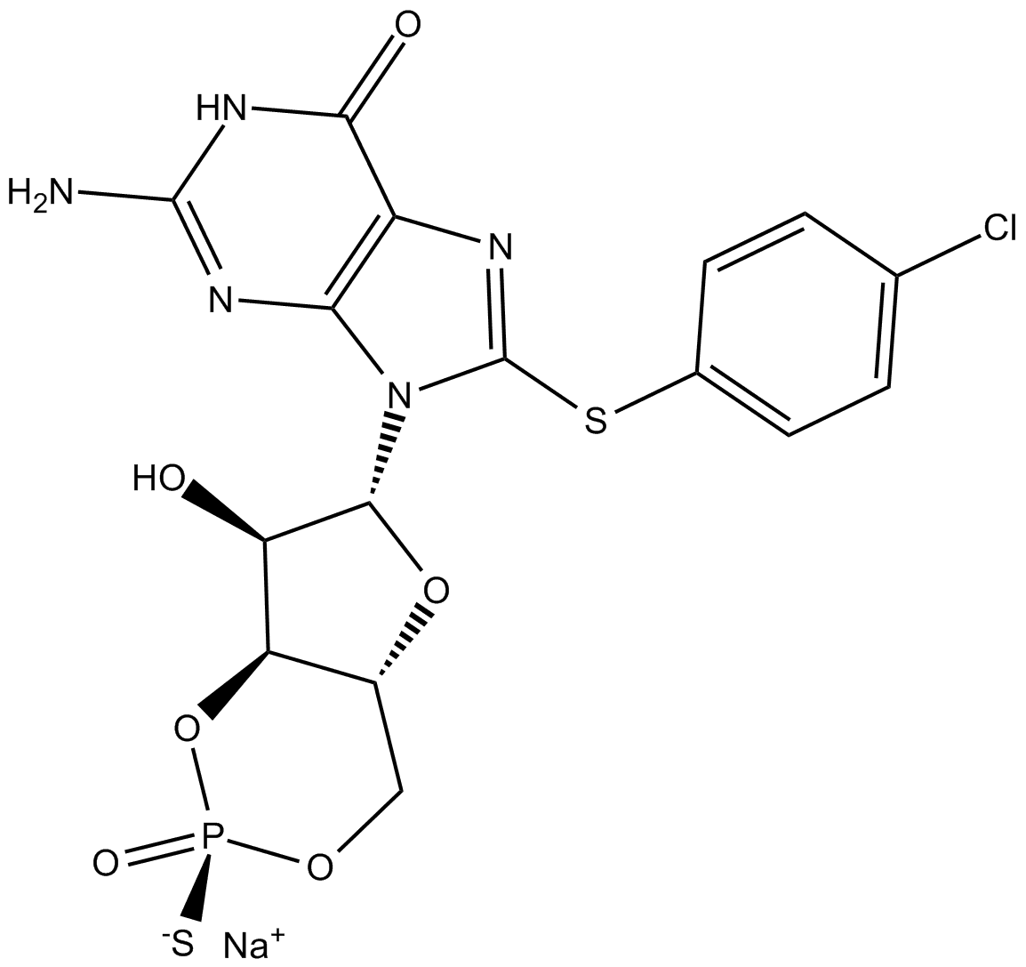 Rp-8-pCPT-Cyclic GMPS (sodium salt)
