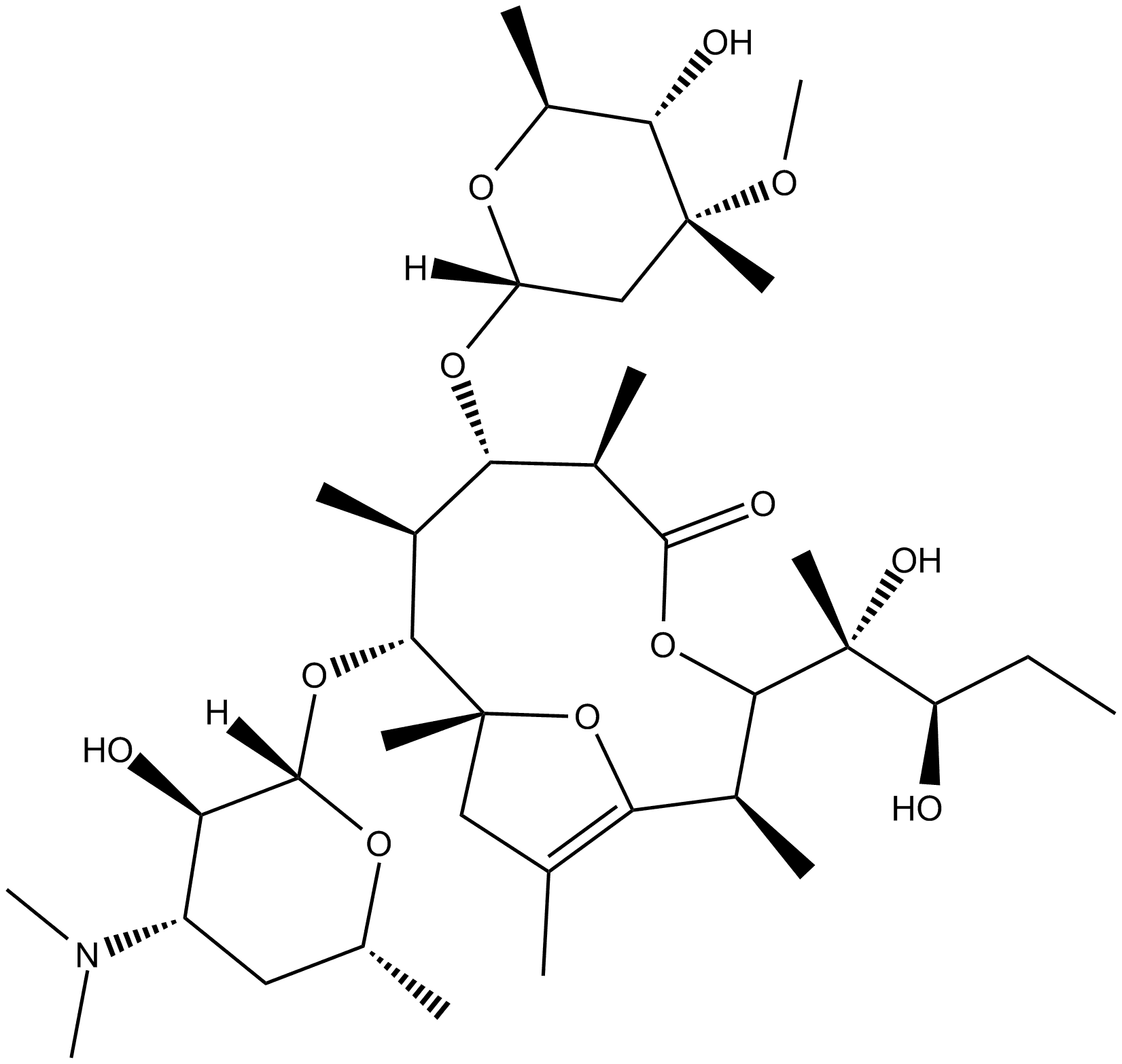 Pseudoerythromycin A enol ether