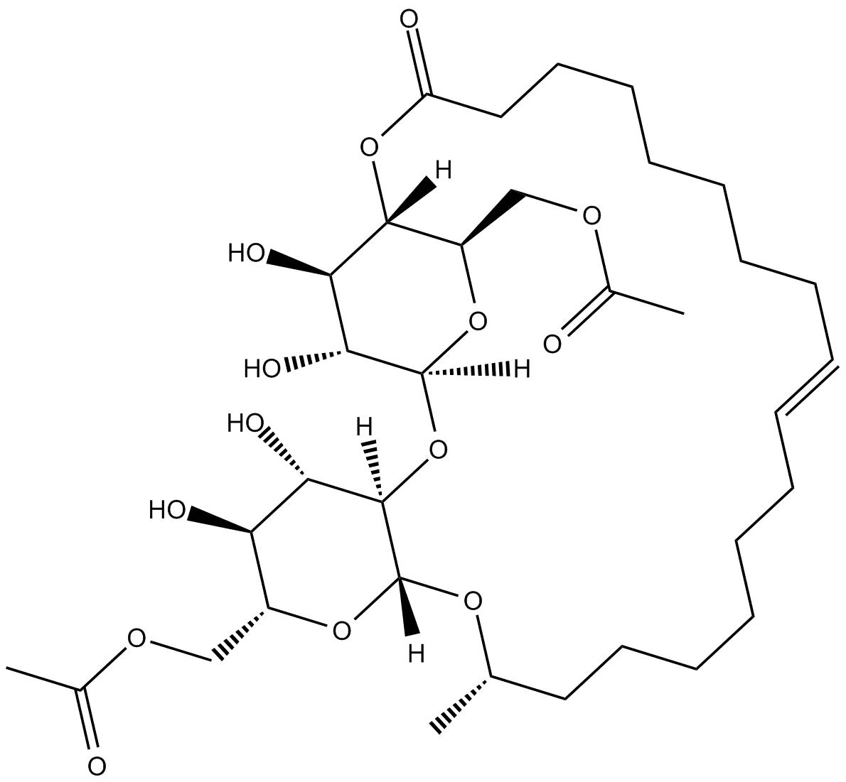 1',4"-Sophorolactone 6',6"-diacetate
