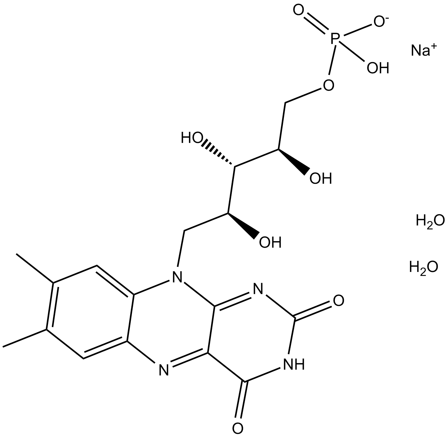 Riboflavin 5'-monophosphate (sodium salt hydrate)