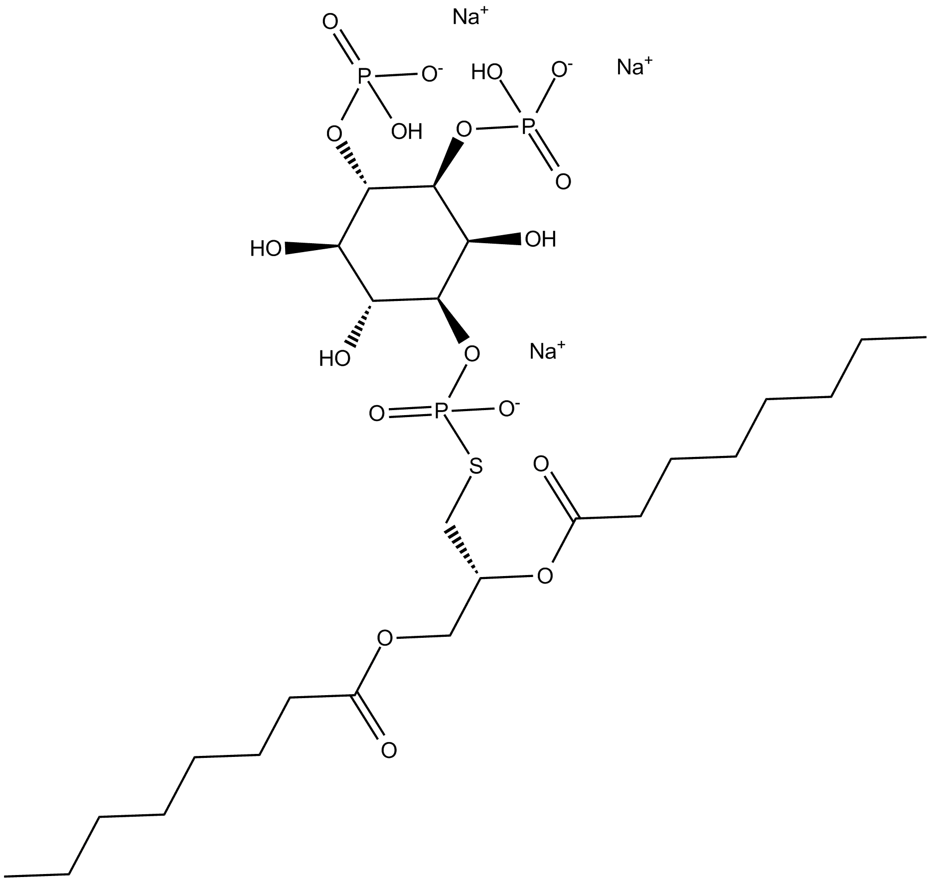 Ptd(S)Ins-(3,4)-P2 (1,2-dioctanoyl) (sodium salt)