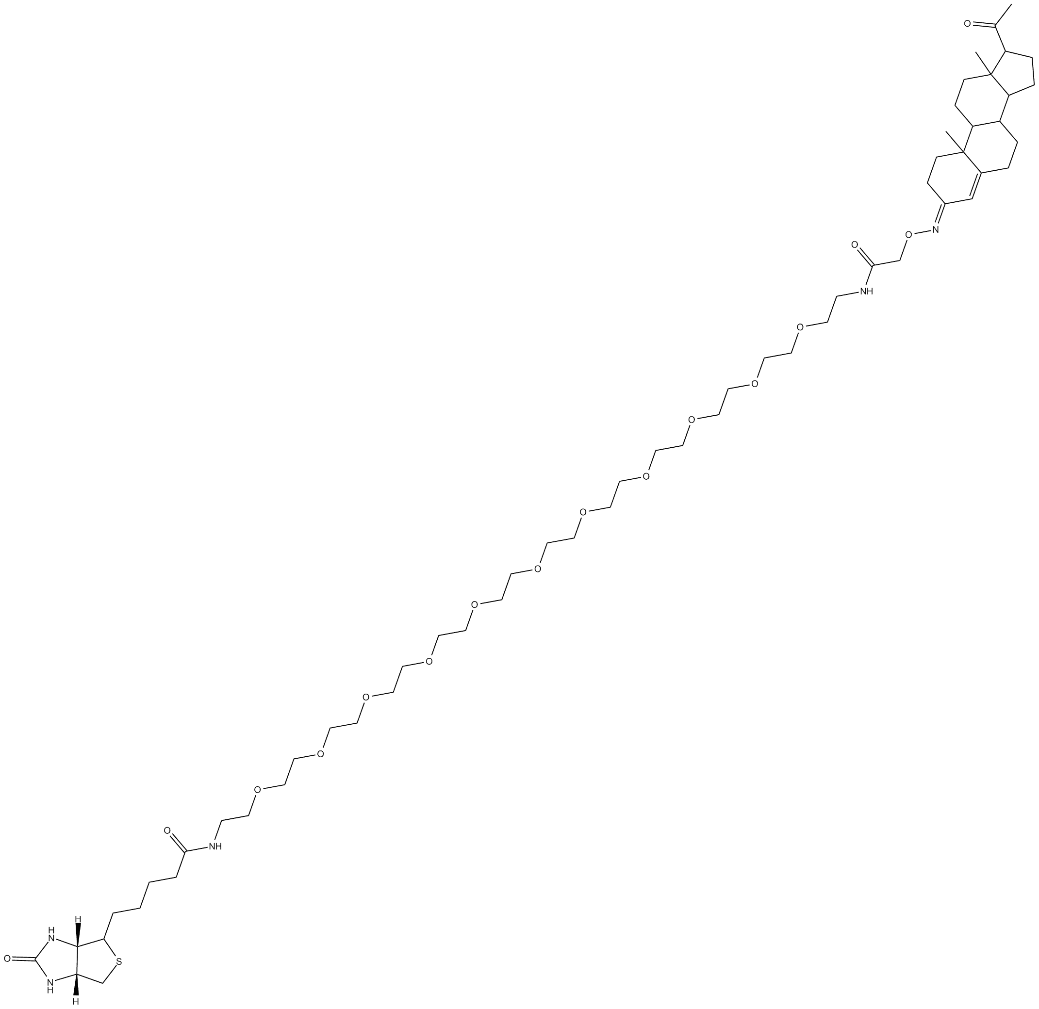 Progesterone 3-PEG11-biotin