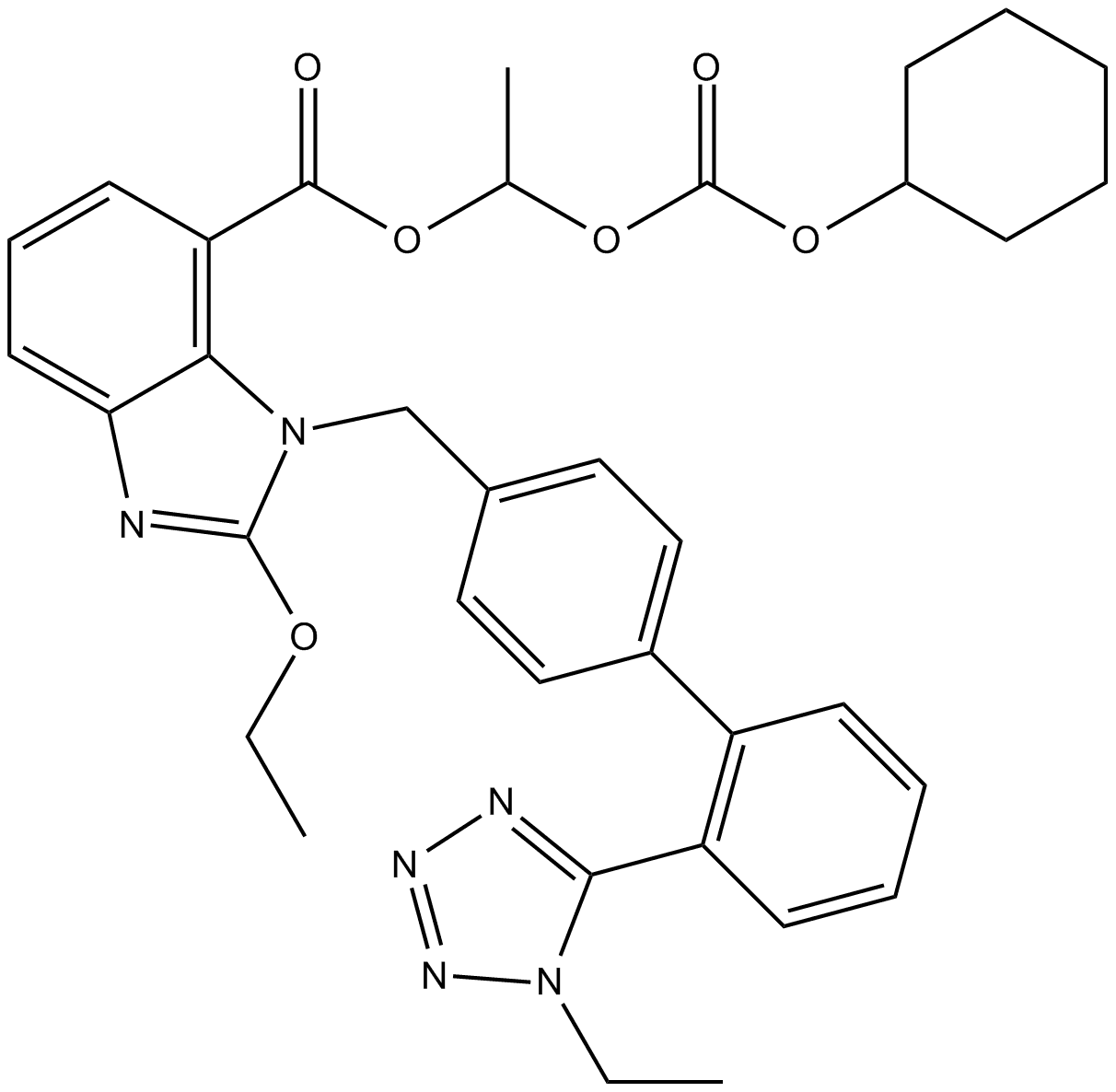 1H-1-ethyl Candesartan Cilexetil