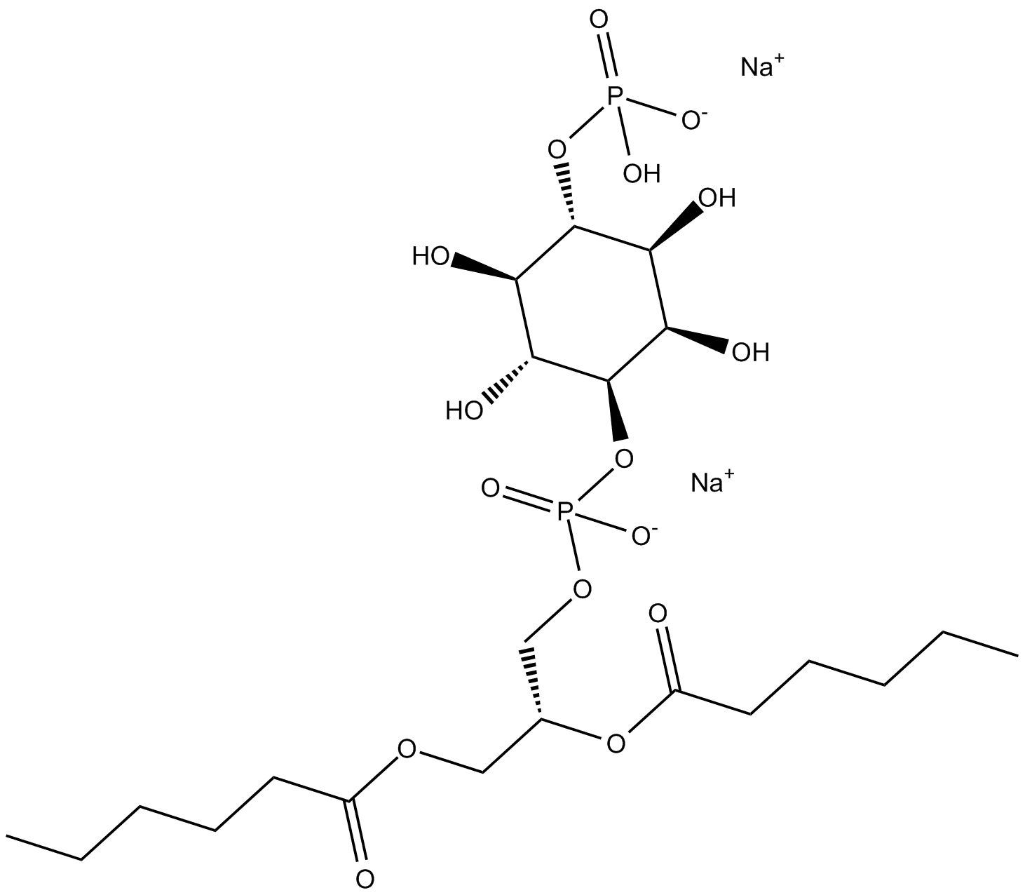 PtdIns-(4)-P1 (1,2-dihexanoyl) (sodium salt)