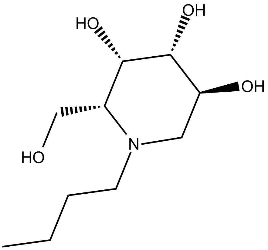 N-(n-Butyl)deoxygalactonojirimycin