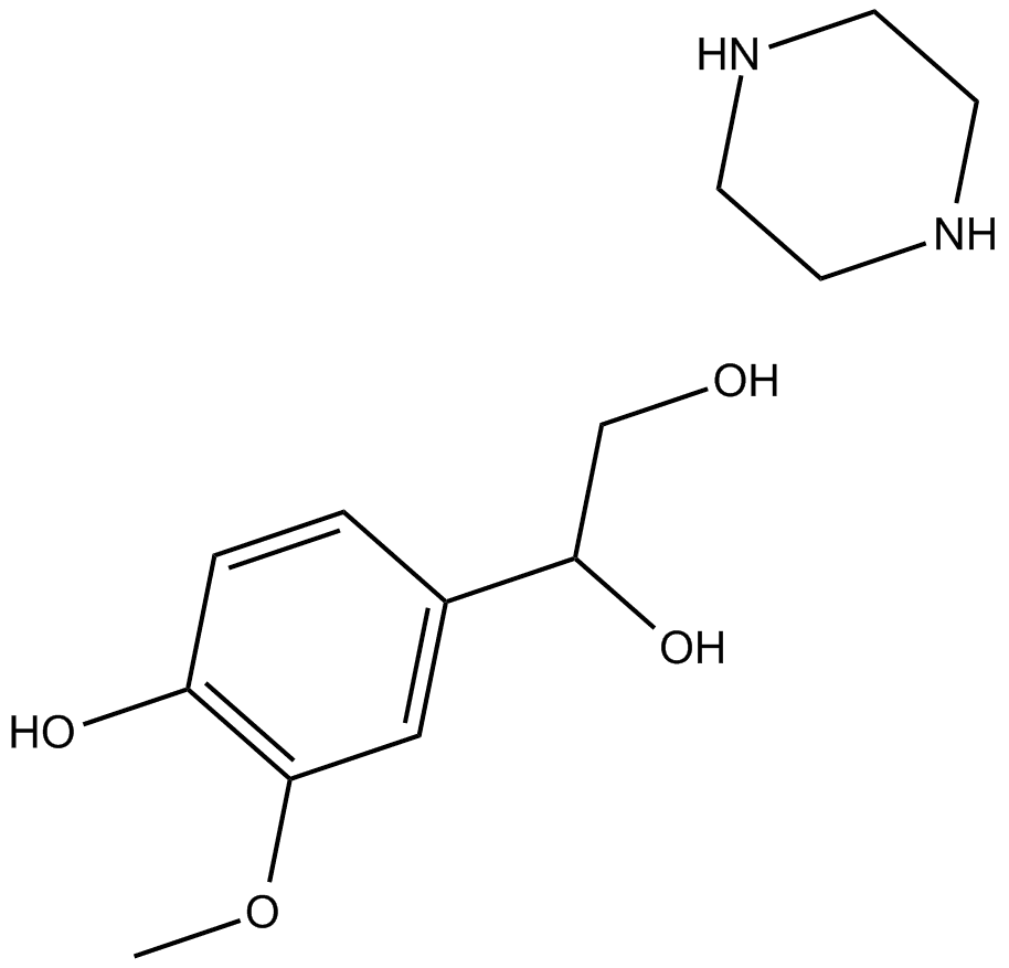 4-hydroxy-3-Methoxyphenylglycol (piperazine salt)
