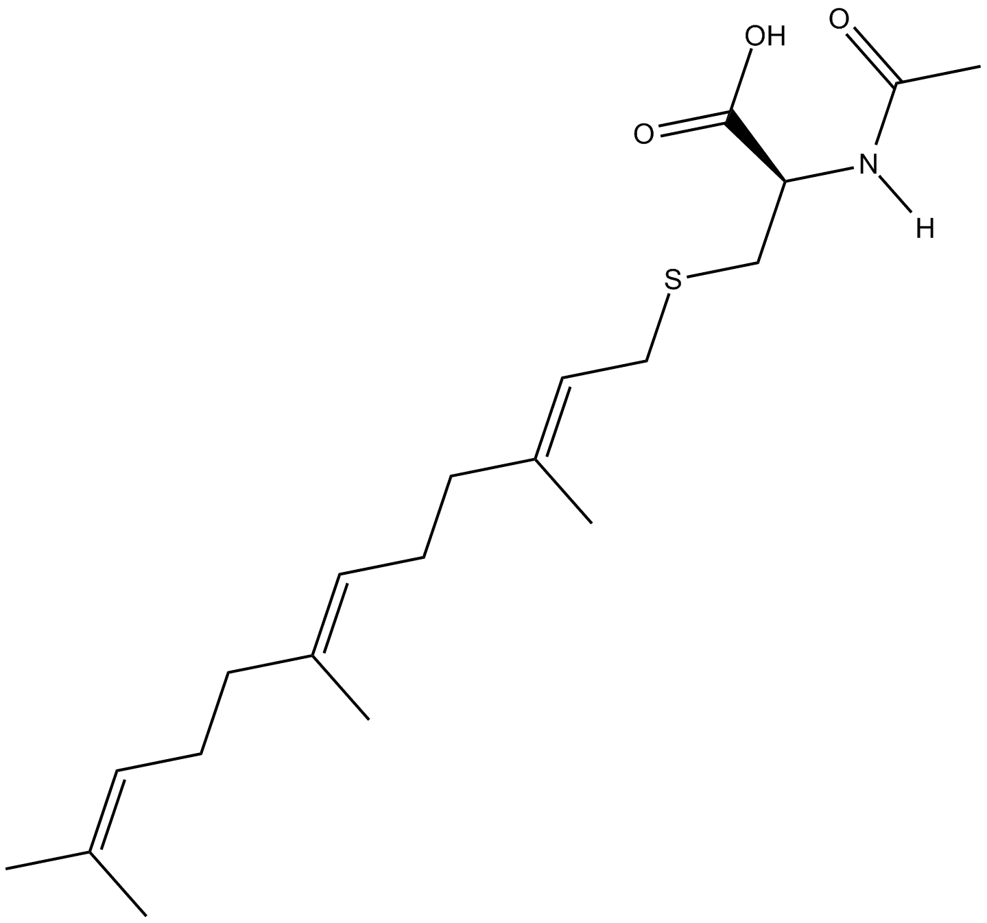 N-acetyl-S-farnesyl-L-Cysteine