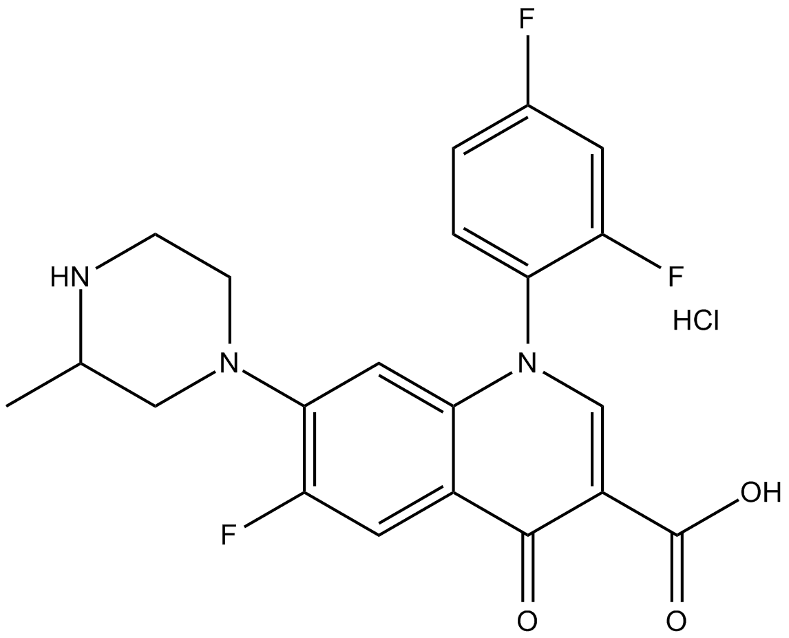 Temafloxacin (hydrochloride)
