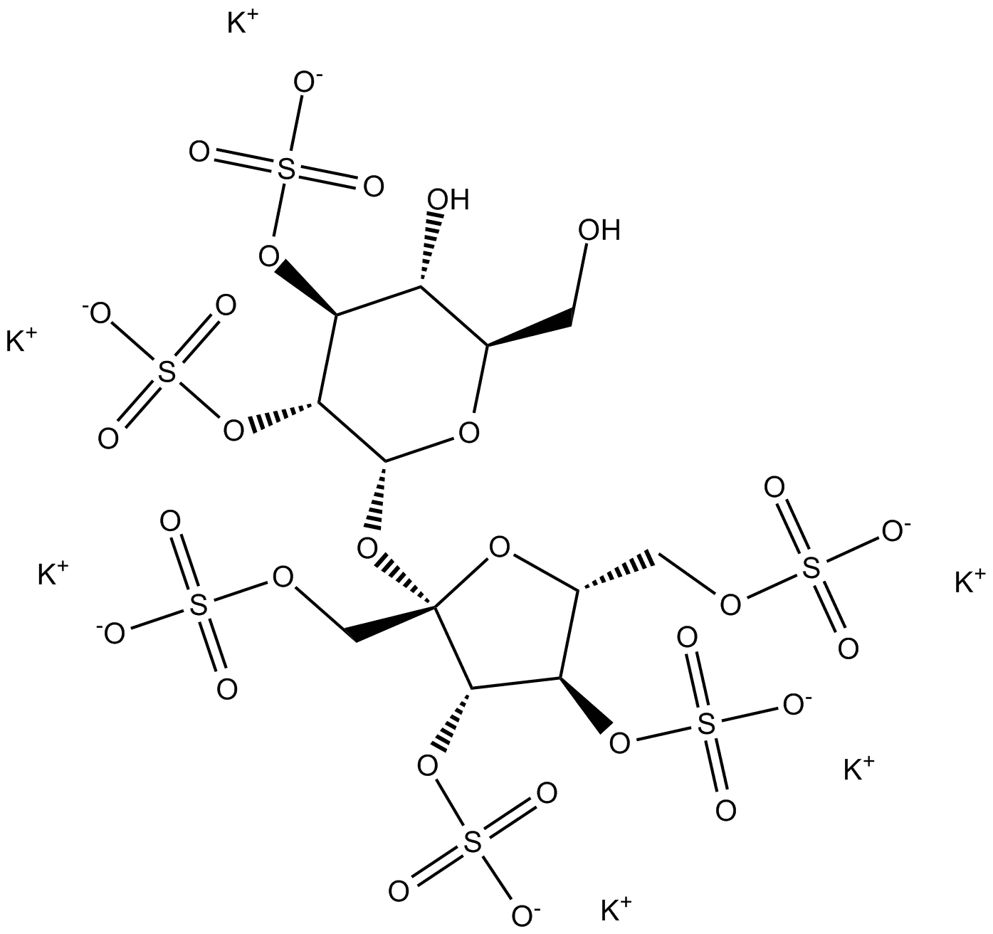 Sucrose hexasulfate (potassium salt)