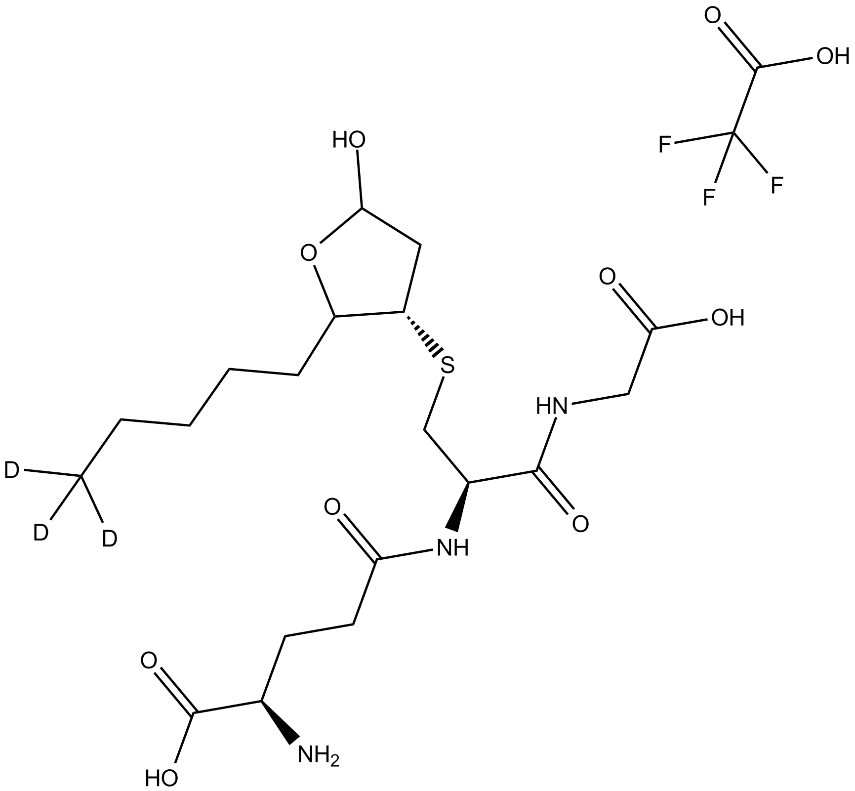 4-hydroxy Nonenal Glutathione-d3 (trifluoroacetate salt)