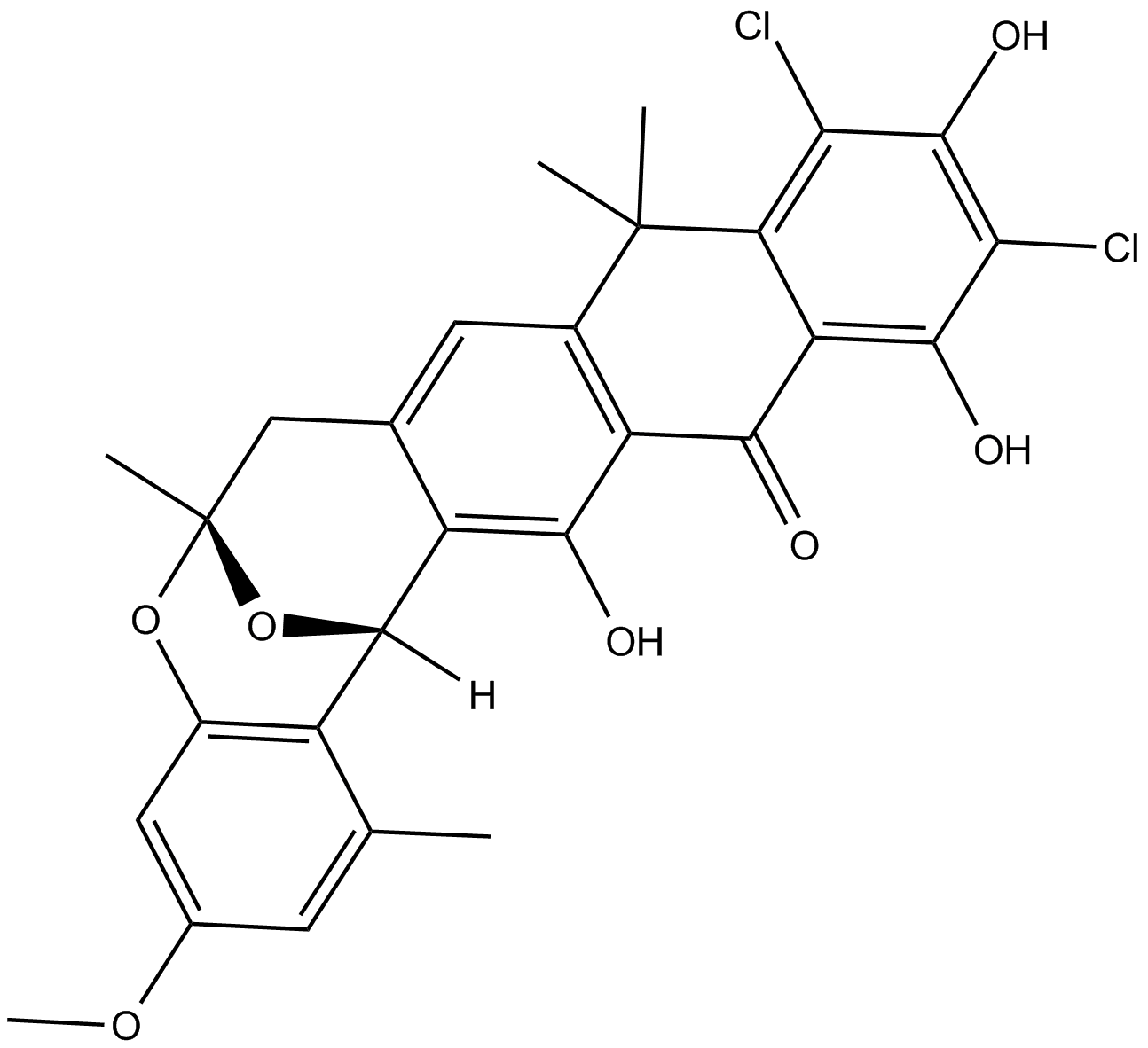 Bischloroanthrabenzoxocinone