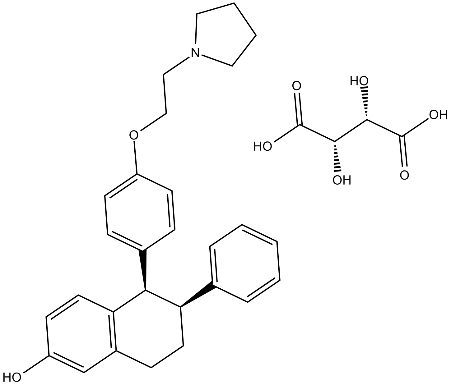 Lasofoxifene (tartrate)