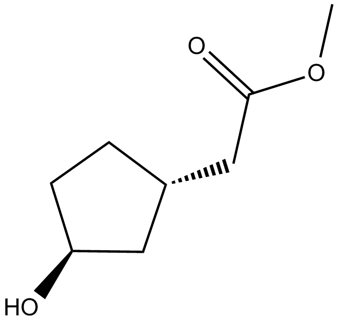 (1S,3S)-3-Hydroxycyclopentane acetic acid methyl ester
