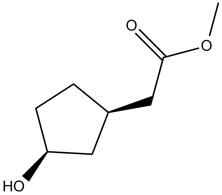 (1R,3S)-3-Hydroxycyclopentane acetic acid methyl ester
