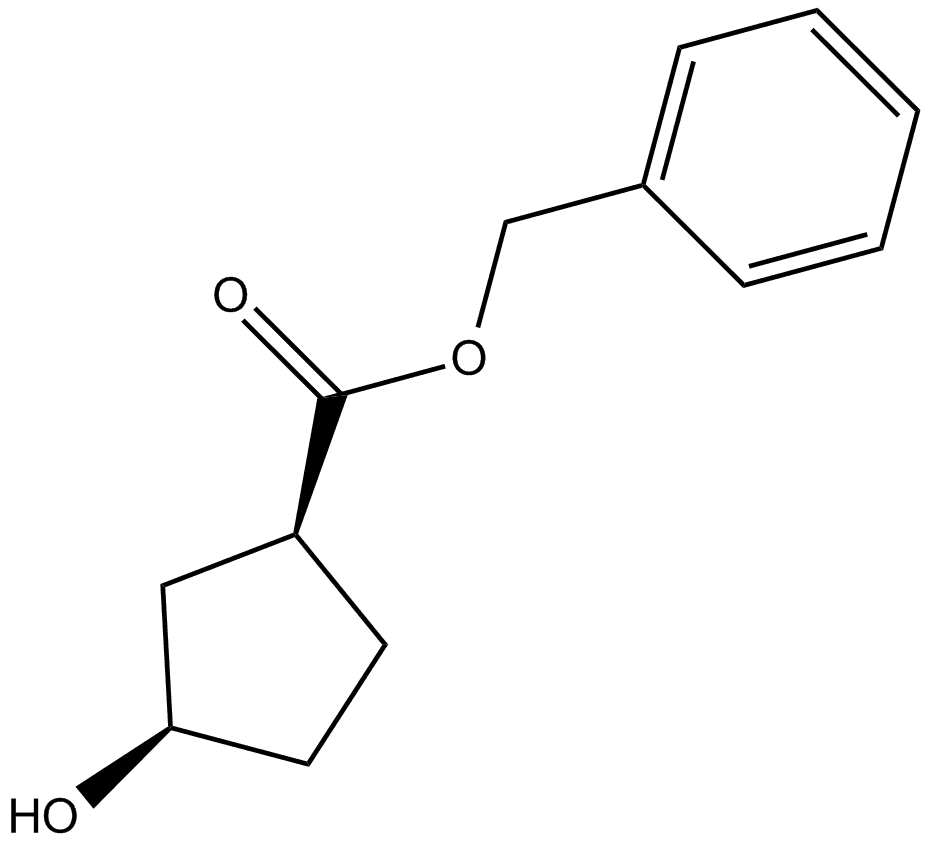 (1R,3S)-3-Hydroxycyclopentane carboxylic acid benzyl ester