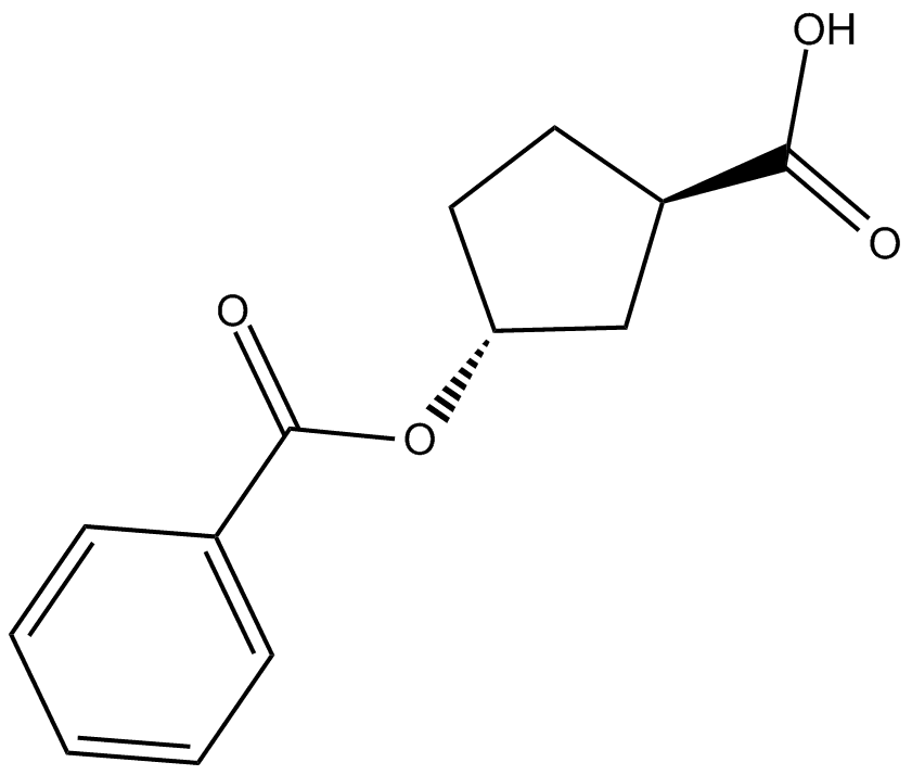 (1R,3R)-3-Benzoic acid 3-carboxycyclopentyl ester