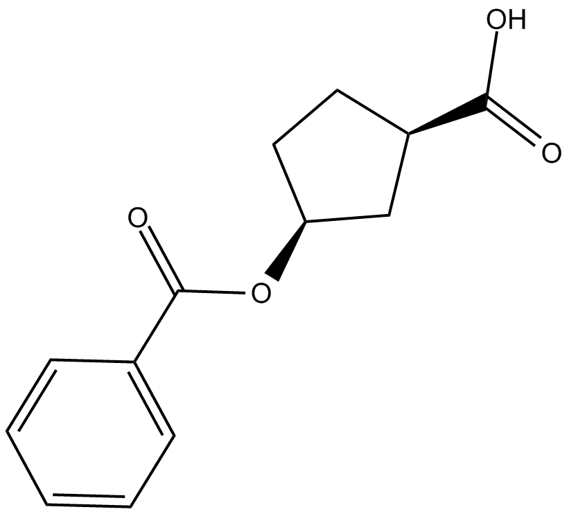 (1R,3S)-3-Benzoic acid 3-carboxycyclopentyl ester