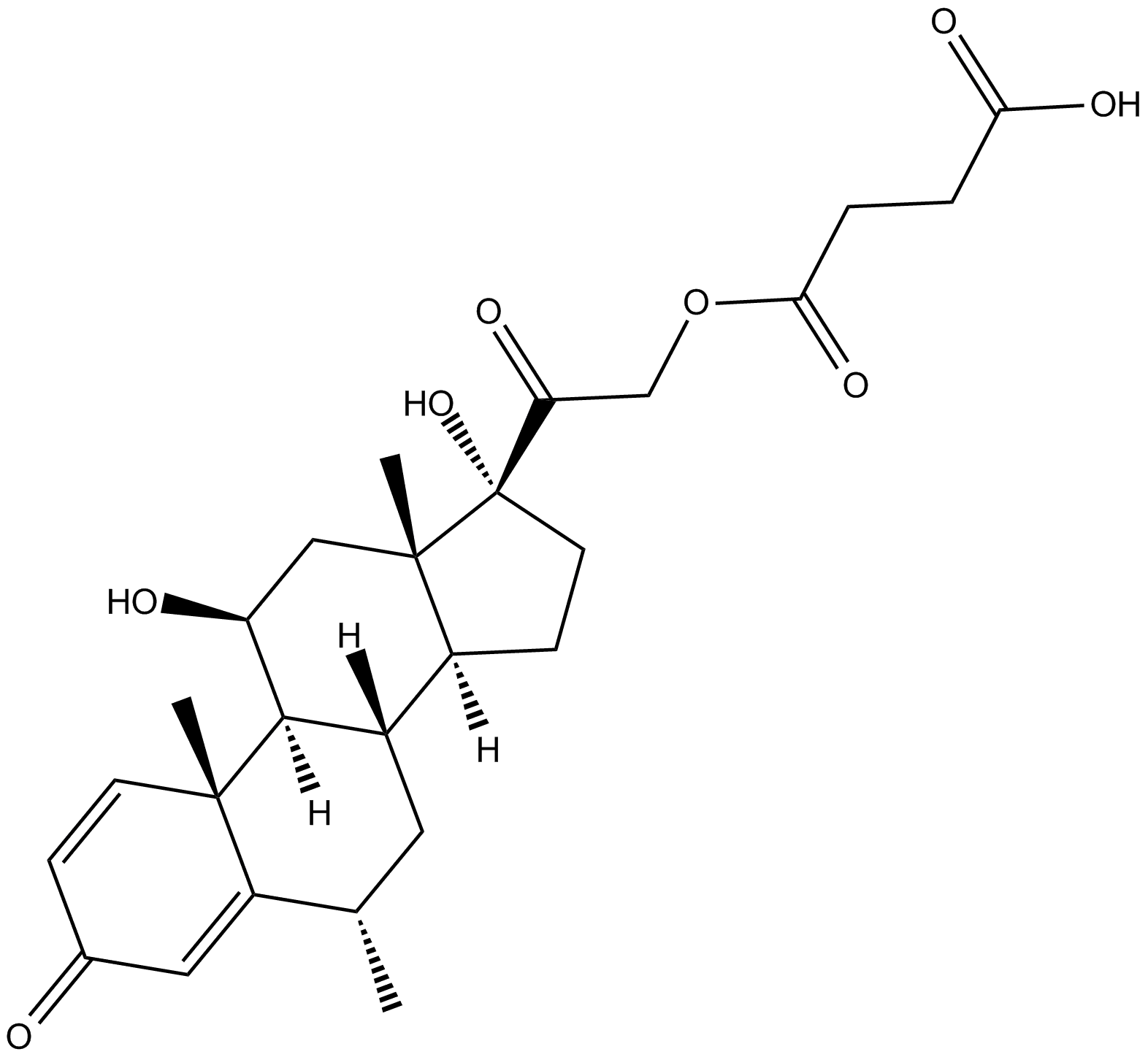 6α-Methylprednisolone 21-hemisuccinate
