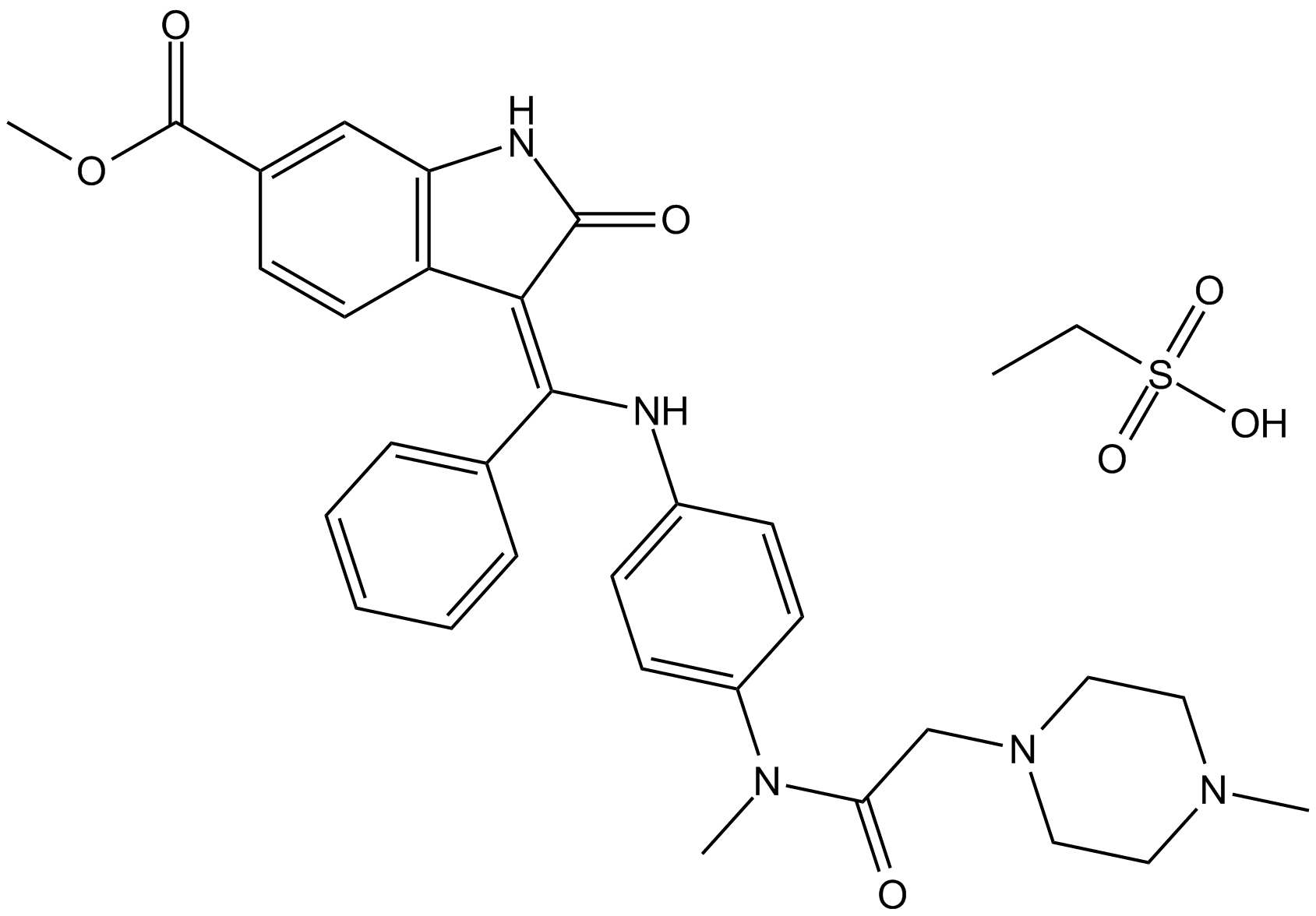 Nintedanib esylate