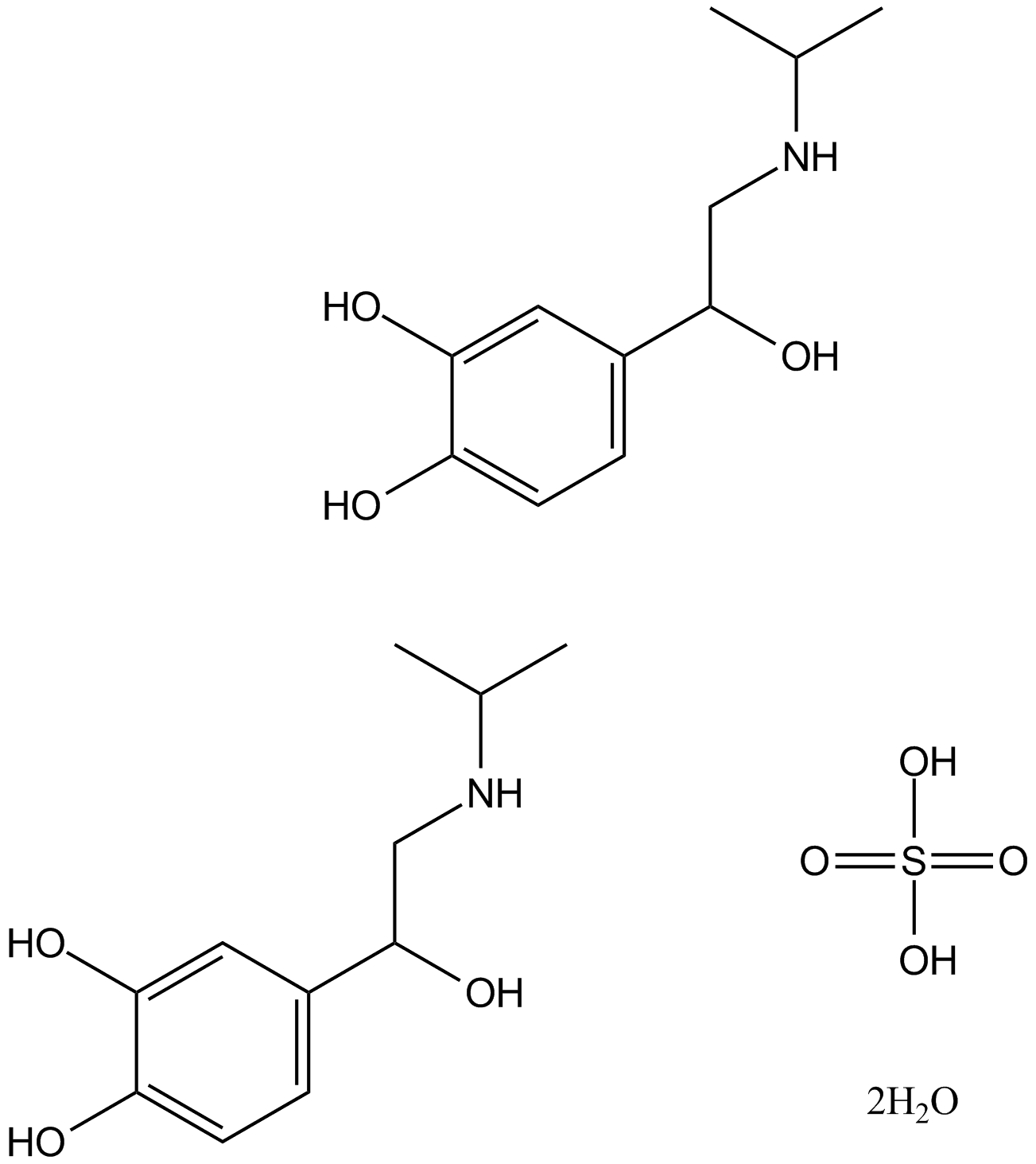 Isoproterenol sulfate dihydrate