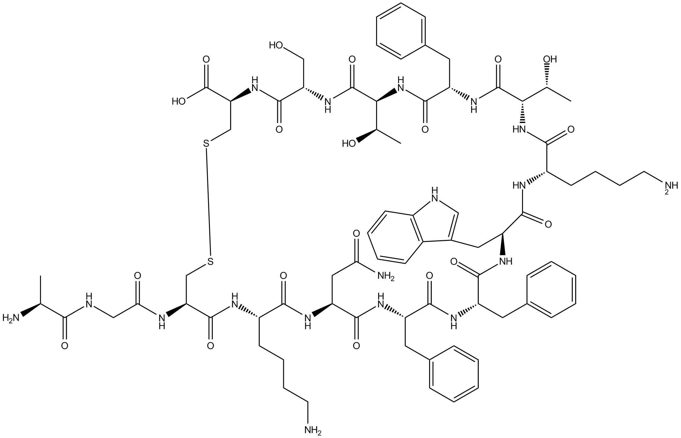 Cyclic somatostatin