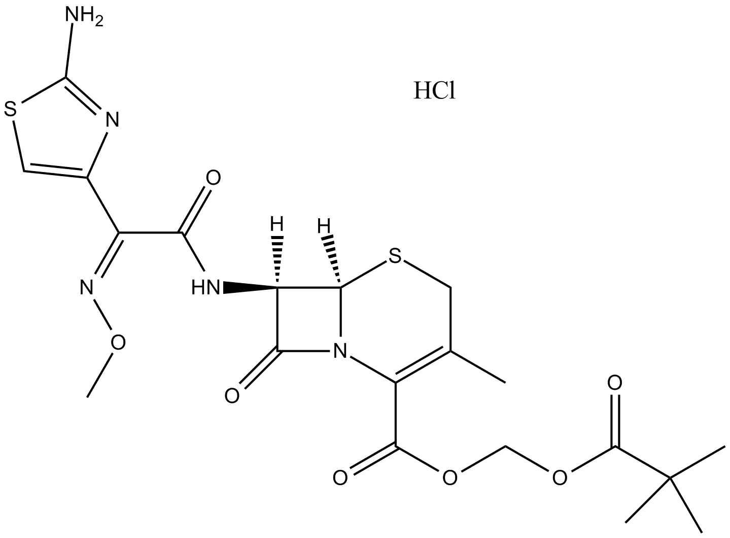 Cefetamet pivoxil hydrochloride