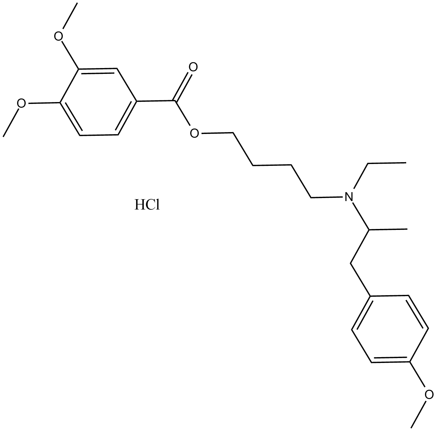 Mebeverine Hydrochloride
