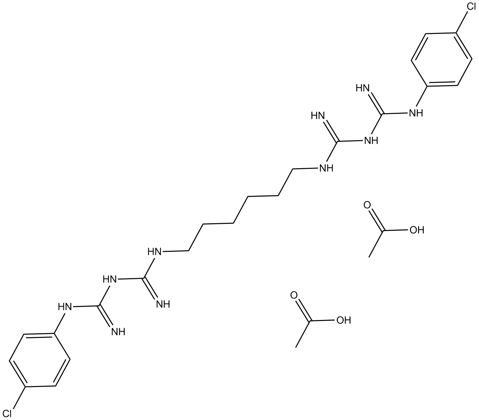 Chlorhexidine diacetate