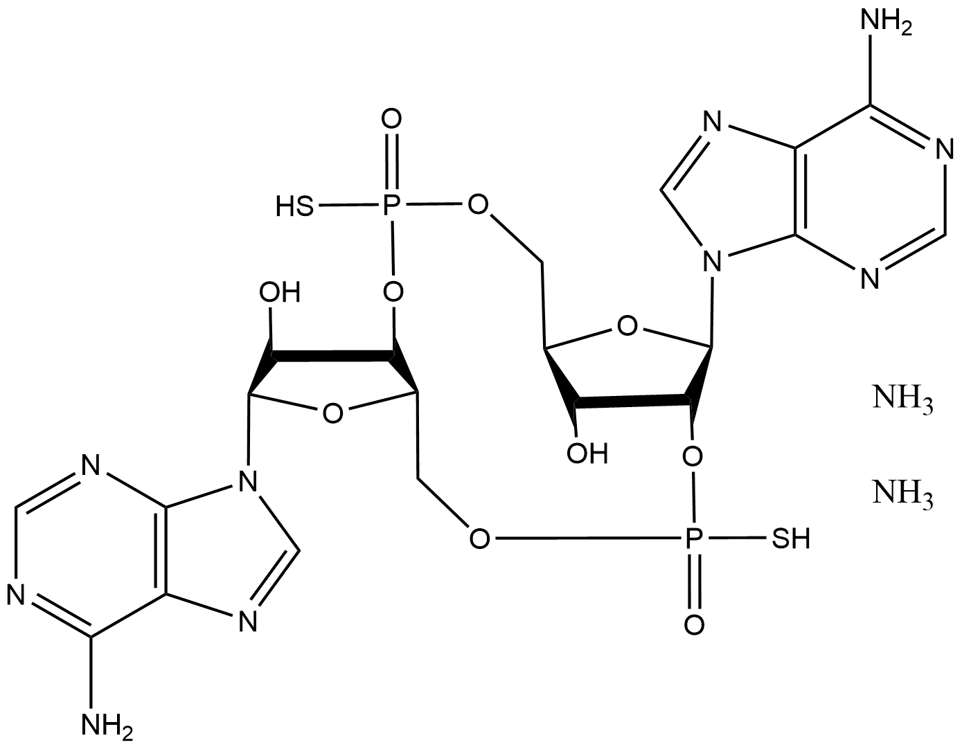 2’3’-c-di-AM(PS)2 (Rp,Rp) ammonium salt