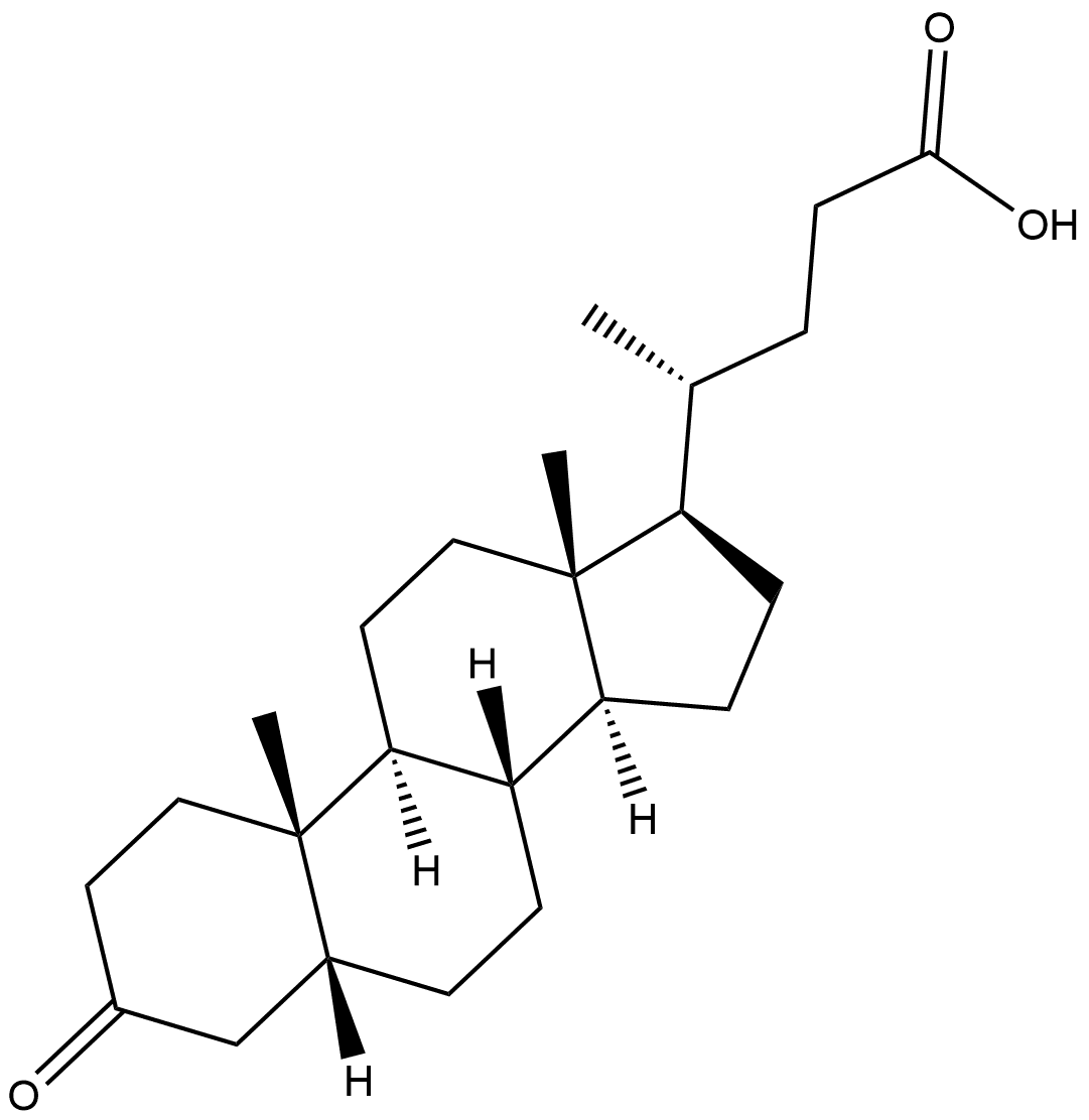 3-Oxo-5β-cholanoic acid