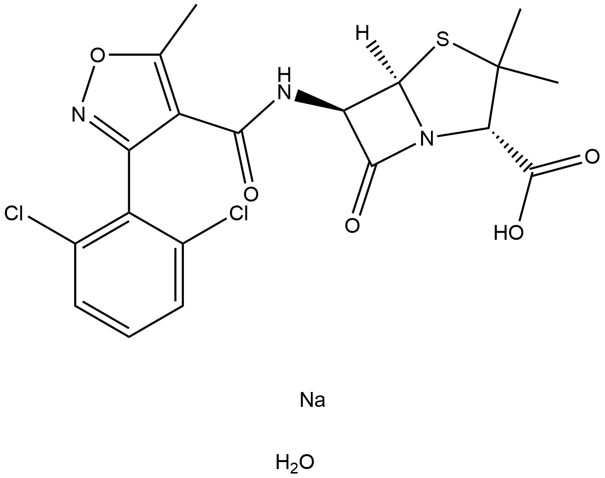 Sodium dicloxacillin monohydrate