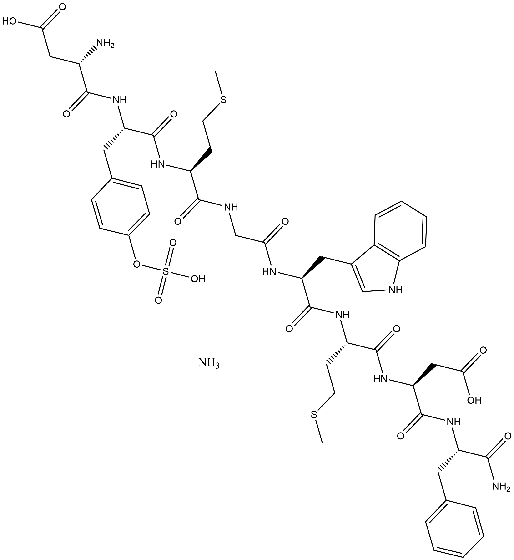 Cholecystokinin octapeptide ammonium