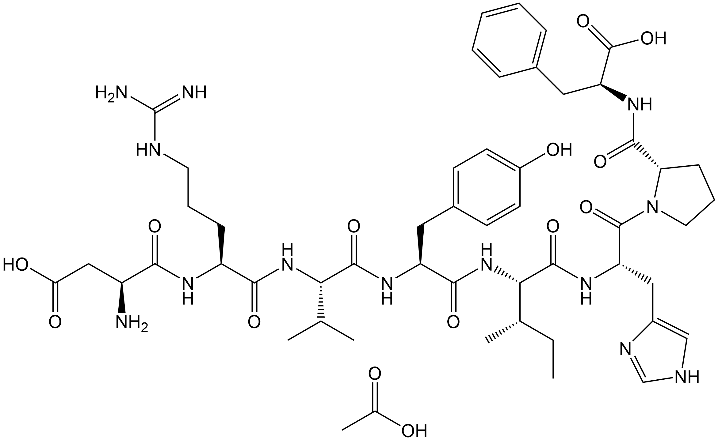 Angiotensin II human acetate