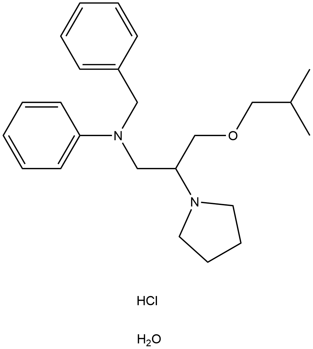 Bepridil hydrochloride hydrate