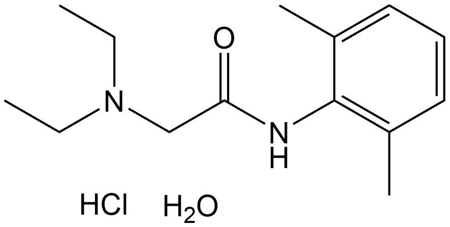 Lidocaine hydrochloride hydrate