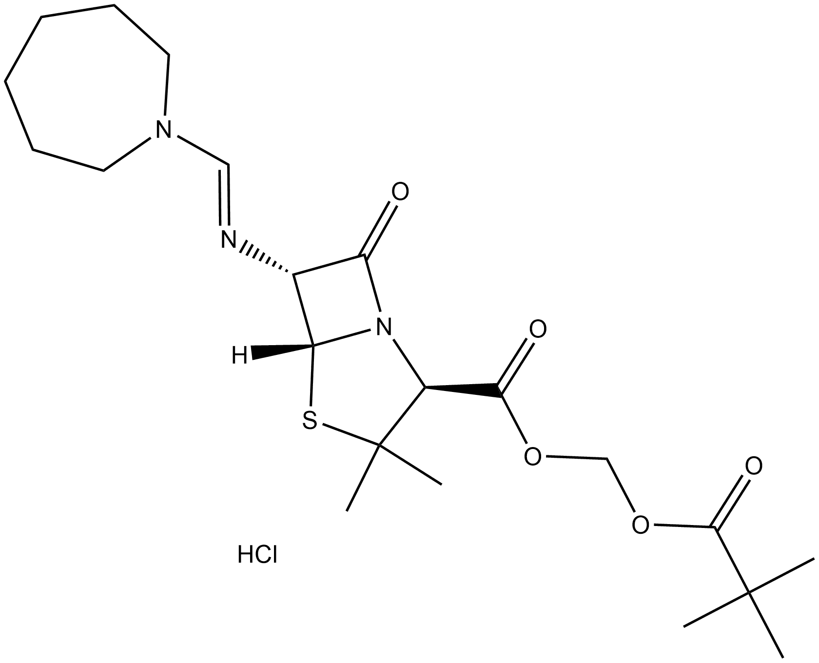 Pivmecillinam hydrochloride