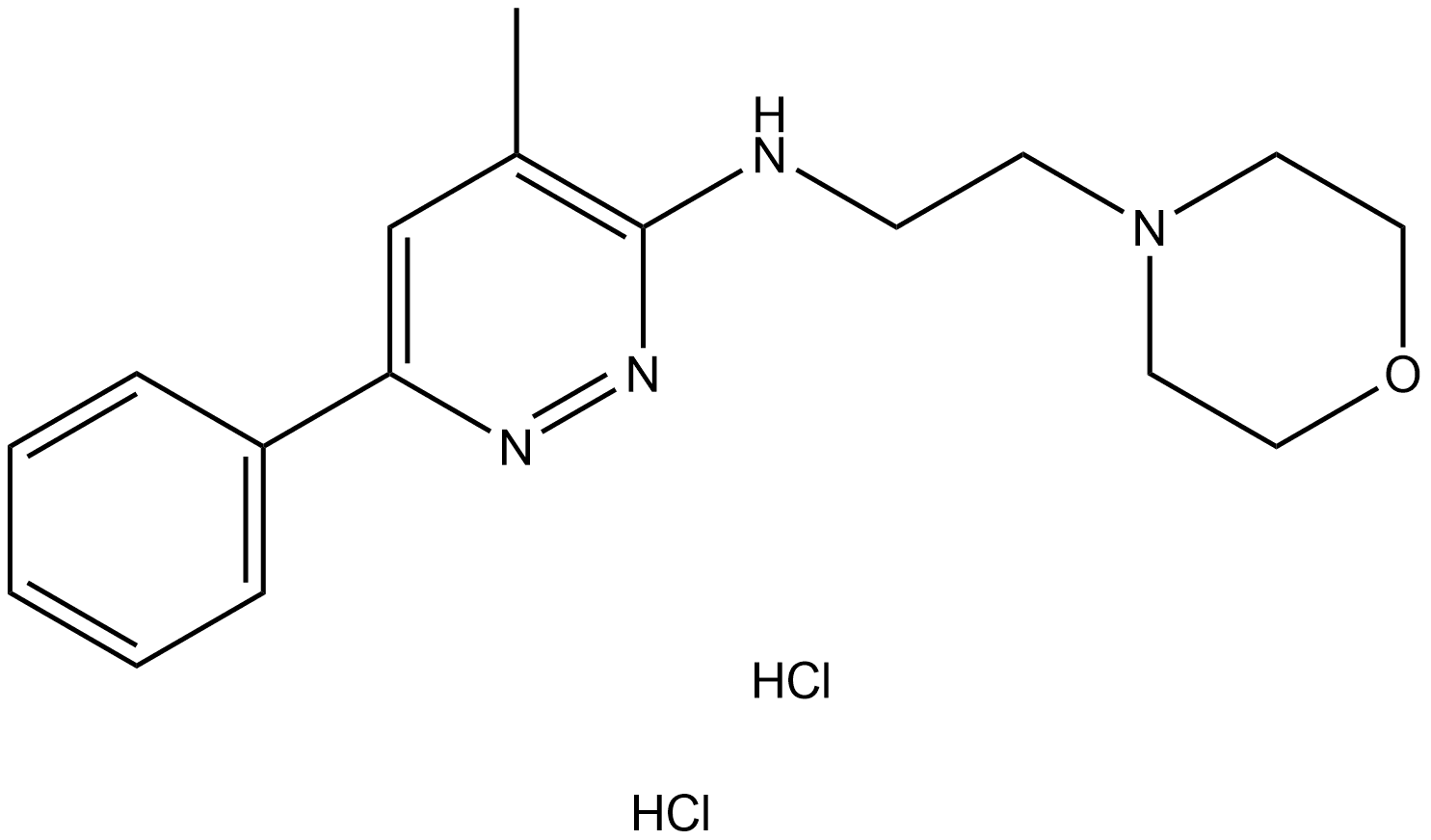 Minaprine dihydrochloride