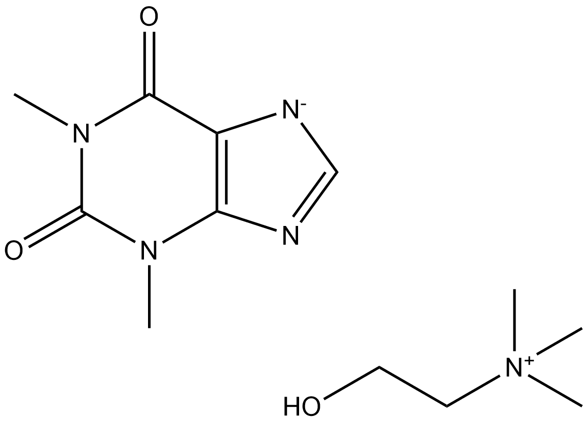 Choline theophyllinate