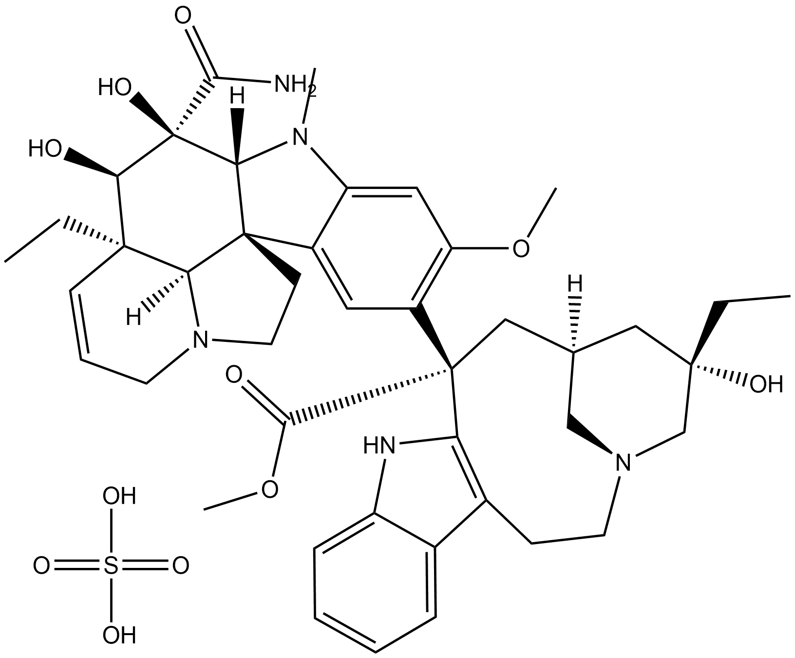 Vindesine sulfate